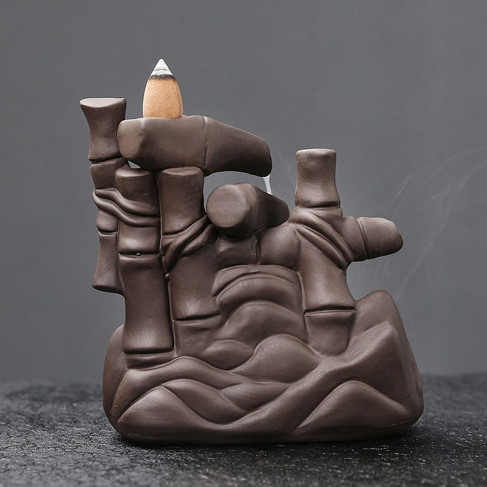 Purple Clay Backflow Incense Holder Craftsmanship Decoration Creative Chinese Timeless Operation Efficient Reflow Incense Burner