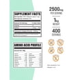 thumbnail image 5 of BulkSupplements Porcine Collagen Powder - Hydrolyzed, 2.5g per Serving - 1 Kilogram (2.2 lbs) - 400 Servings, 5 of 6