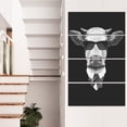 thumbnail image 1 of Funny Cow in Suit with Glasses - Animal Canvas Art Print, 1 of 3