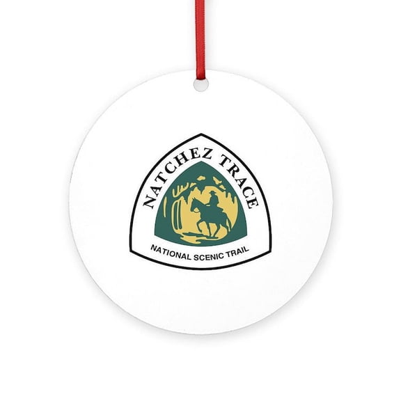 CafePress - Natchez Trace National Trail, Missi - Round Wood Ornament 4"