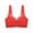 Red, variant on Wireless Bras for Women Comfortable V Neck Lace Embroidery Push Up Full Coverage Seamless Comfortable Everyday Bralettes Bra,Khaki,34 C
