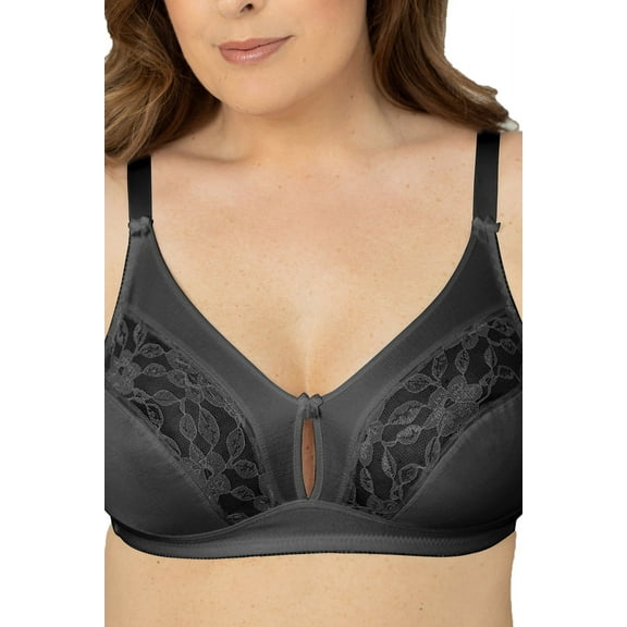 Collections Etc 2-Pack Instant Shaping by Plusform Keyhole Bra 34A