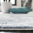 thumbnail image 5 of SAFAVIEH Amelia Alastar Abstract Distressed Area Rug, Gray/Blue, 6'7" x 6'7" Round, 5 of 11