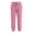 Pink, variant on Rexolia Mens Big Tall Brushed Fleece Cuffed Sweatpants Baggy Drawstring Casual Beige L