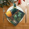 thumbnail image 2 of Satin Polyester Napkins - 20x20 InchSingle-Sided Printed Napkins, 1-Piece/4-Piece/6-Piece Set, DIY Personalized Table Setting，Three Cute Birds, 2 of 8
