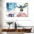 thumbnail image 3 of Elephant Stock Spring Nectar Wall Art - Horizontal Canvas Wall Art - Living Room Wall Decor - Animal Canvas - Blue And Green Decor By Lisa Audit - 39" x 26", 3 of 8