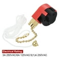 thumbnail image 5 of Uxcell Pull Chain Switch 3 Speed 4 Wire with String for Ceiling Fan Lamp Gold Tone, 5 of 5