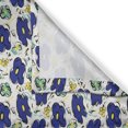 thumbnail image 3 of Ambesonne Leaf Kitchen Curtains, Brush Stroke Stripes, 55"x39", Mint Green Navy Blue, 3 of 3