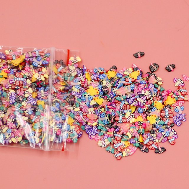 3000 PCS 3D Polymer Slices DIY Nail Art Slime Supplies Charms Slime Making Kit Decoration Arts Crafts