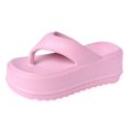 thumbnail image 2 of Platform Sandals Beach Comfort Women Slippers Summer for Indoor Outdoor Home pink large, 2 of 9