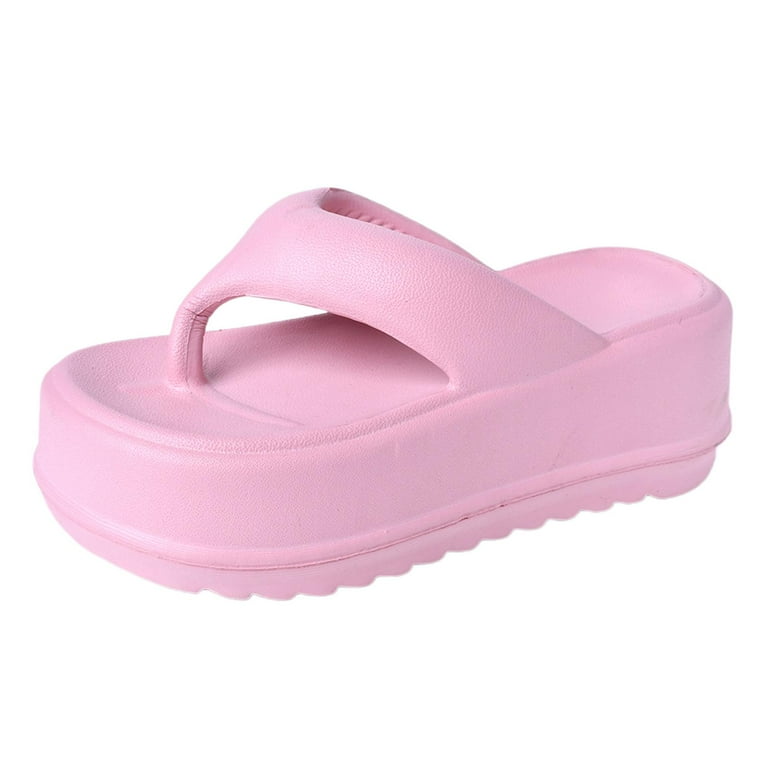 Flip Flops Soft Women Shoes Support Platform Sandals for Home
