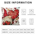 thumbnail image 5 of PIKWEEK Valentines Pillow Covers Red Valentines Decorations Cute Gnome Love Heart Balloon Throw Pillows Mother's Day Anniversary Decorative Cushion Case Farmhouse Outdoor Decor for Home, 5 of 5