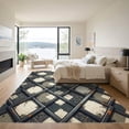 thumbnail image 3 of ODIKA 5'x7' Machine Washable Non-Slip Area Rug, Industrial Charcoal Gray High Traffic Rug, Gray, 1009909, 3 of 7