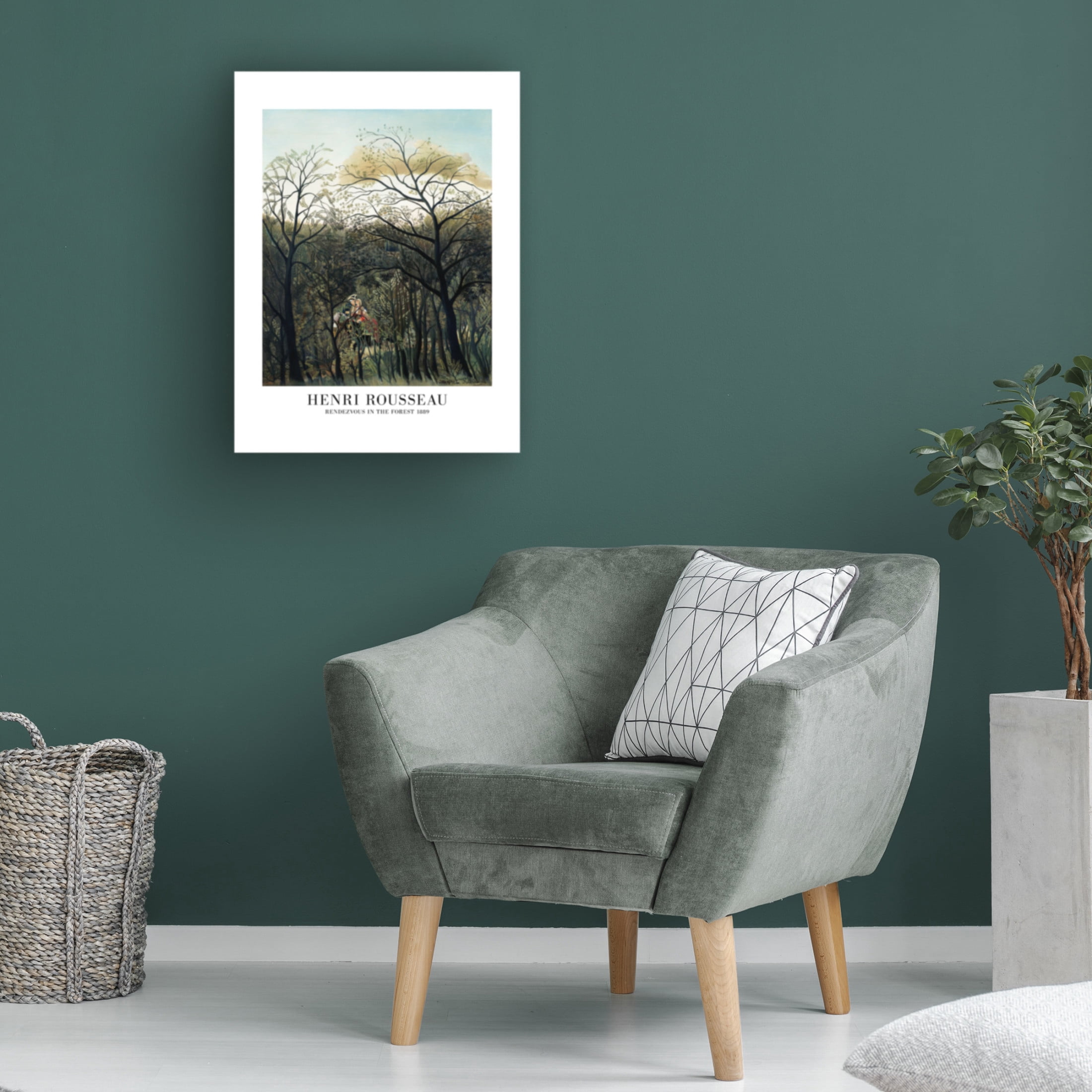 Trademark Fine Art Pictufy Rendezvous In The Forest Canvas Wall Art