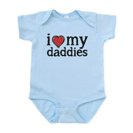 

CafePress - Love My Daddies Body Suit - Baby Light Bodysuit Size Newborn - 24 Months
