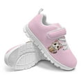 thumbnail image 4 of Psesaysky Children's Single Buckle Sneakers Non-Slip and Wear-Resistant Running Shoes for Kids Velcro Sneakers with Cute Cat, 4 of 8
