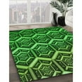 thumbnail image 2 of Ahgly Company Indoor Rectangle Patterned Deep Emerald Green Area Rugs, 5' x 8', 2 of 6