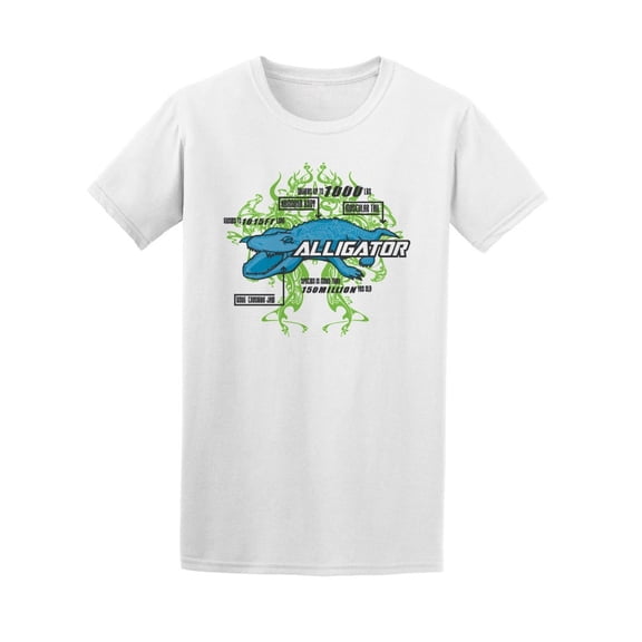 Alligator Facts Graphic Tee Men's -Image by Shutterstock