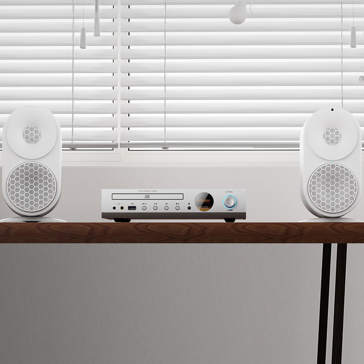Shanling CD80II Compact CD Player (White)