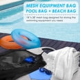 thumbnail image 3 of Bolsa de malla para equipamiento deportivo BROTOU, 46 x 71 cm, resistente, 3 of 7