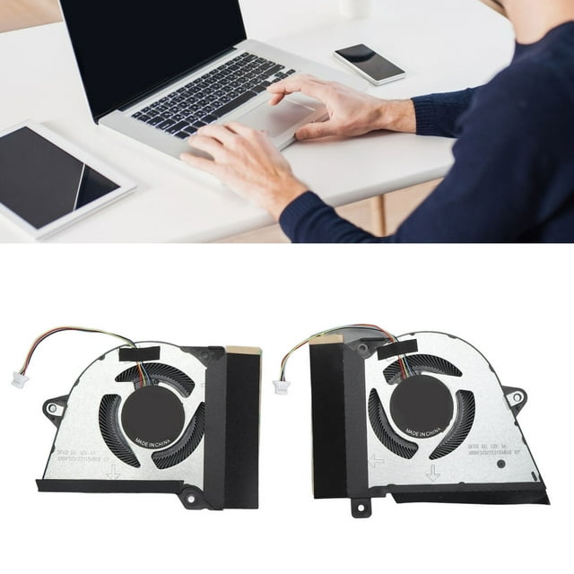 CPU Air Cooler, 4 Pin High Performance Cooling Fan, Laptop Cooling Component Replacement for ROG Zephyrus G14 GA401 GA401I GA401IU GA401IV, Lightweight