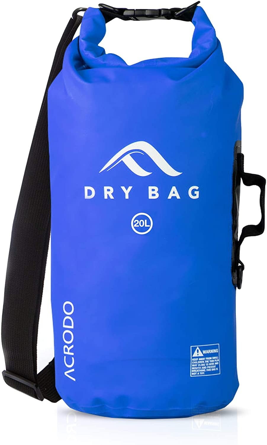 Strong & Durable Outdoor Bags for Kayaking Camping Boating Swimming Acrodo Waterproof Dry Bag Hiking 10 & 20 Liter Floating Dry Sacks for Beach Travel & Gifts 
