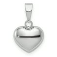 thumbnail image 1 of 14K White Gold Heart Pendant, 1 of 2