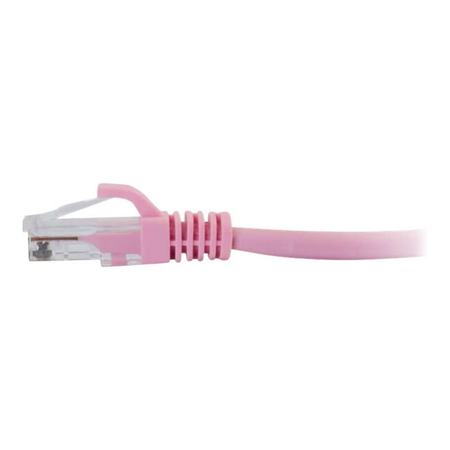 C2G 30ft Cat6 Snagless Unshielded (UTP) Ethernet Network Patch Cable - Pink - Patch cable - RJ-45 (M) to RJ-45 (M) - 30 ft - UTP - CAT 6 - snagless, stranded - pink