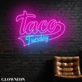 thumbnail image 2 of Glowneon Taco Tuesday Arrow Neon Sign, Mexican Tacos Shop Wall Decor, 2 of 5