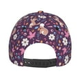 thumbnail image 6 of Balery Baseball Cap Adjustable Size for Running Workouts and Outdoor Activities All Seasons Dad Hat(Cute Squirrel Floral), 6 of 9