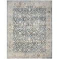 thumbnail image 2 of Nourison Astra Machine Washable 7'10" x 10' Teal Beige Vintage Indoor Rug, 2 of 9