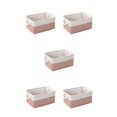 thumbnail image 3 of kurtrusly Convenient And Stylish Linen Storage Basket For Home Furnishings There Is A Large Capacity Inside To Store White Mix Powder 31*21*13 5Set, 3 of 6