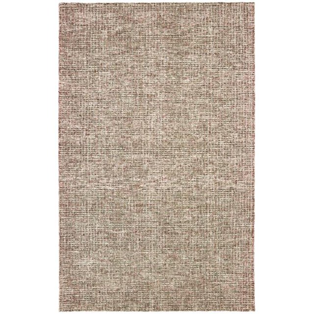 LR Home CRISS81300BRE5079 Croix Chic Panierweave Espace Intérieur Rug&44; Brun & Rouge - 5 Pi x 7 Pi 9 Po.