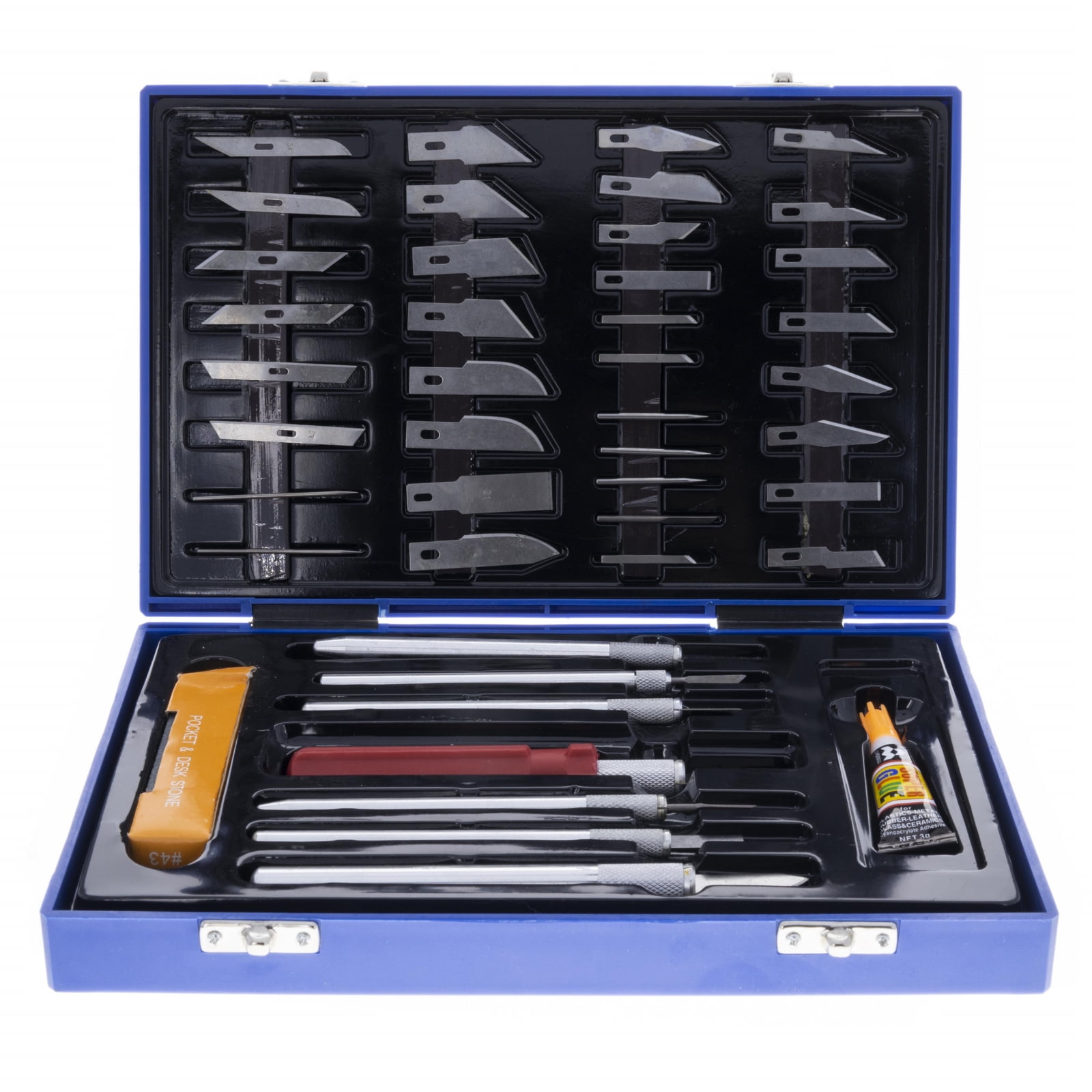52pc Deluxe Utility Knife Complete Modeling Scrapbooking Set Craft and Hobby