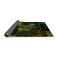 thumbnail image 2 of Ahgly Company Indoor Rectangle Patchwork Green Transitional Area Rugs, 7' x 9', 2 of 4