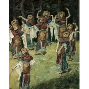 Superstock Jephthah's Daughter Canvas Art Print