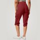 thumbnail image 2 of TaTaai Women's Elastic Waist Cargo Pants 7/8 Length Straight Leg Casual Trousers with Multiple Pockets Solid Color for Utility Work and Outdoor Casual Wear Gift, 2 of 7