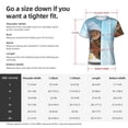 thumbnail image 4 of Naloa Funny Cat Taking a Bath Men's T-Shirt Sport T-shirt Men's Basic Tee Casual Men's Shirt, Round Neck, Short Sleeves - Small, 4 of 5