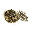 thumbnail image 3 of Conectores Colgantes BLESIY 20 Piezas de Bronce Temáticos para Collares Círculos Web, 3 of 7
