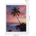 thumbnail image 2 of Diamond Art Kits for Adults - Tropical Sunset Palm Beach Seascape 5d Diamond Painting for Adults, Diamond Art for Adults Beginners, Frameless Diamond Painting Kits for Adults for Home Wall Decor, 2 of 7