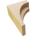 thumbnail image 6 of 3"W x 6"D x 9"H Classic Rivera Rough Cedar Woodgrain TimberThane Corbel, Primed Tan, 6 of 6