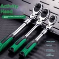 thumbnail image 5 of Ratcheting Wrench 3/8inch 1/2inch 1/4inch Socket Wrench Quick Releases Ratcheting Extension for Automotive Repair, 5 of 8