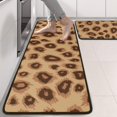 thumbnail image 2 of Kitchen Rugs Sets Of 2,Leopard Pattern Anti Fatigue Kitchen Mat Rugs Non Slip Washable,Decorative Kitchen Floor Mats for Kitchen,Sink,Laundry,17"x47"+17"x47", 2 of 5