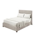 thumbnail image 4 of Juego de ropa de cama para el hogar Sábana de cama Funda de colchón Funda de almohada Juego de ropa de cama de poliéster de color sólido, Blanco, Rey, 4pcs / set kenally HA6267-41B, 4 of 7