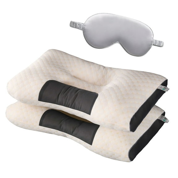 Eurhowing Memory Foam Cervical Pillow for Neck Pain Relief, Ergonomic Orthopedic Pillow, Contour Pillow for Side & Back Sleepers