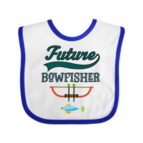 Inktastic Future Bow Fisher Hunting Fishing Boys Baby Bib