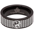 thumbnail image 5 of Dragon Yin Yang Tungsten Carbide Ring, 5 of 9