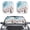 Beach Seashell Watercolor, variant on XYZCANDO Windshield Sun Shade with Underwater Shark Print, Suv Sun Shade for Front Window to Block Heat and Keep Vehicle Cool for Summer Trips