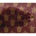 thumbnail image 4 of oneOone Viscose Chiffon Fabric Turtle Block Print Sewing Fabric BTY 42 Inch Wide, 4 of 4
