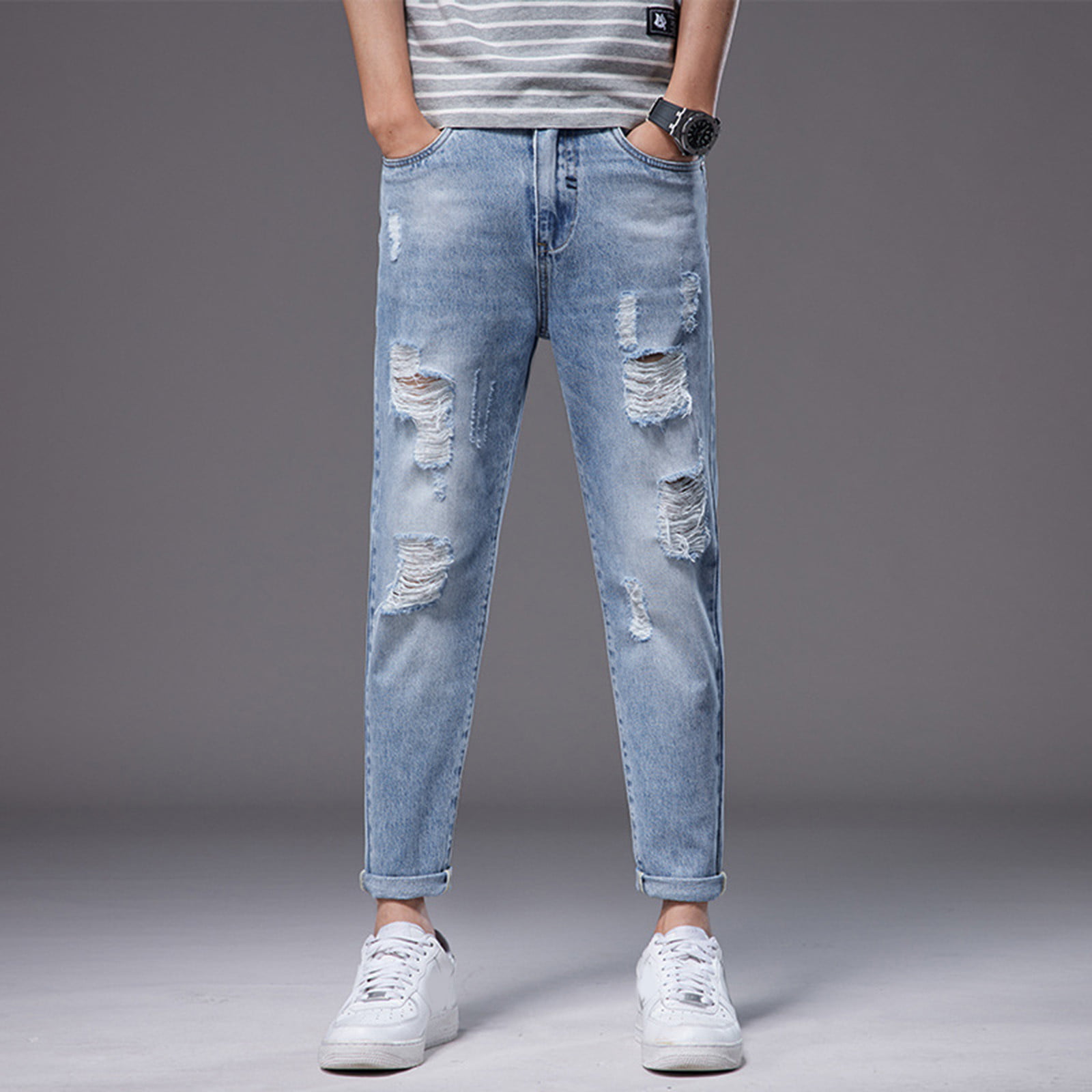 5 Best Ripped Jeans For Men & How To Wear Them with Style | White ripped  jeans, Ripped jeans men, White jeans men